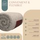 thumbnail image 3 of Juego de toalleros Aura Nest de madera de bambú marrón oscuro para baño, 3 of 6