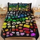 thumbnail image 1 of Game BFDI Battle For Dream Island Bedding Set Duvet Cover Comfortable and Lightweight Cartoon Bedding 3 Piece Bed Set, 1 of 5