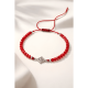 thumbnail image 1 of Pulsera nudo de bruja cristales rojos protección y suerte, 1 of 3
