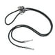 thumbnail image 1 of punk esqueleto cráneo bolo corbata cuero corbata collar occidental plata antigua, 1 of 2