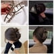 thumbnail image 4 of Pinzas para el pelo grandes con estampado de leopardo, de metal, para cabello grueso, antideslizantes, de sujeción fuerte, para mujer, paquete de 2, 4 of 6