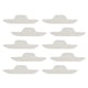 thumbnail image 5 of 10 Piezas De Almohadillas De Sudor De Cuello Desechables Cuello Almohadilla De Cuello Autoadhesiva Blanco, 5 of 5