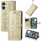 thumbnail image 1 of Funda Cartera FOXDOCK para iPhone 16 Plus , Flip PU con Relieve de Gatos y Perros, Tarjetero y Soporte, 1 of 6