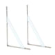 thumbnail image 1 of Soporte De Estante De Pared En Forma De L De Metal De 2 Piezas 300x190x2mm Blanco, 1 of 5