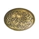 thumbnail image 5 of Nórdico Medieval Vikingo Escudo Símbolo Broche óvalo Mantón Suéter Pin Oro, 5 of 5