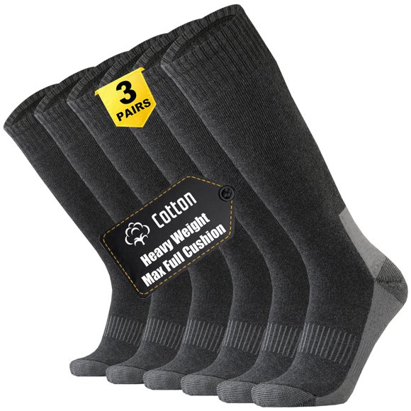 Calcetines ONKE Altos hasta la Rodilla Gris Oscuro Talla L para Trabajo Pesado