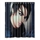 thumbnail image 1 of Cortina de ducha Adam Lambert, juego de cortinas de baño con ganchos, tamaño 60 x 72 pulgadas, 1 of 3
