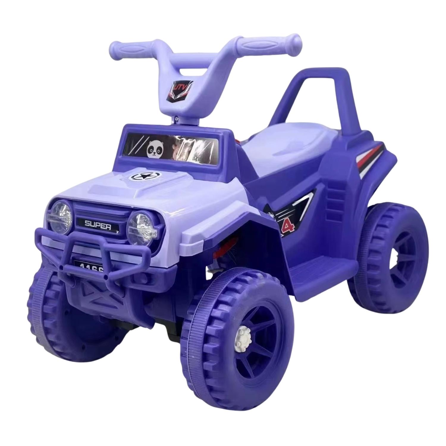 Auckland Outdoor - Moto Electrica Bateria Jeep Niño Luz + Sonido 1166A Violeta