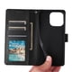 thumbnail image 4 of Funda Cartera para Samsung Galaxy S21 con Tarjetero, Soporte y Cordón - Protección Negro, 4 of 5