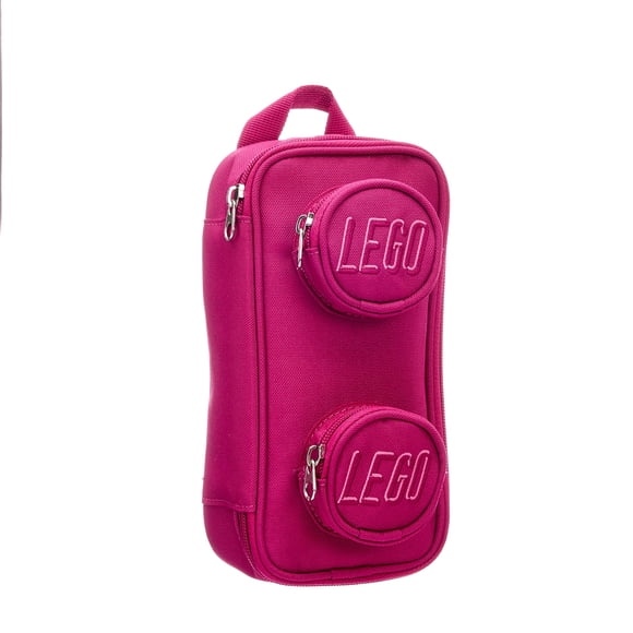 Funda LEGO Brick Red Violet para material escolar y de trabajo