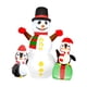 thumbnail image 4 of Adorno Navideño Inflable De Muñeco De Nieve, Muñeco De Nieve Grande De 1,8 M De Altura Con Pingüinos, 4 of 5