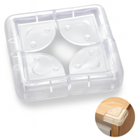 Genérico - Pack 4 Piezas Protector De Esquinas Muebles Transparente