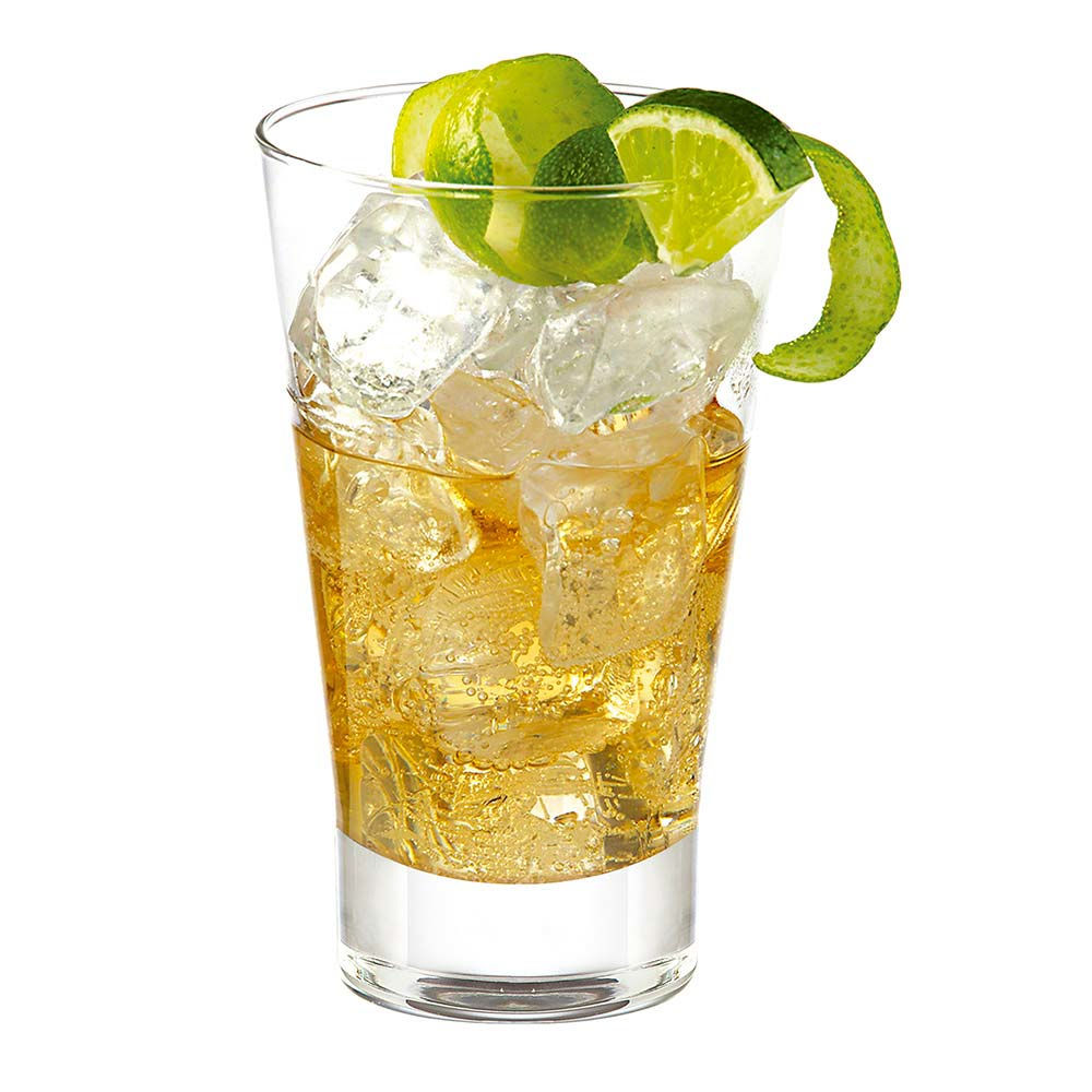 Vaso Vidrio Alto 400ml 1 Pieza Transparente 1 Un Cristar