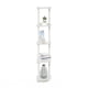 thumbnail image 5 of Estante de esquina Furinno Turn-Tube con 5 niveles de almacenamiento abierto, color blanco, 5 of 7
