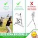 thumbnail image 2 of Paquete de 12 unidades de béisbol GoSports de Foam Training, tamaño reglamentario, 2 of 6