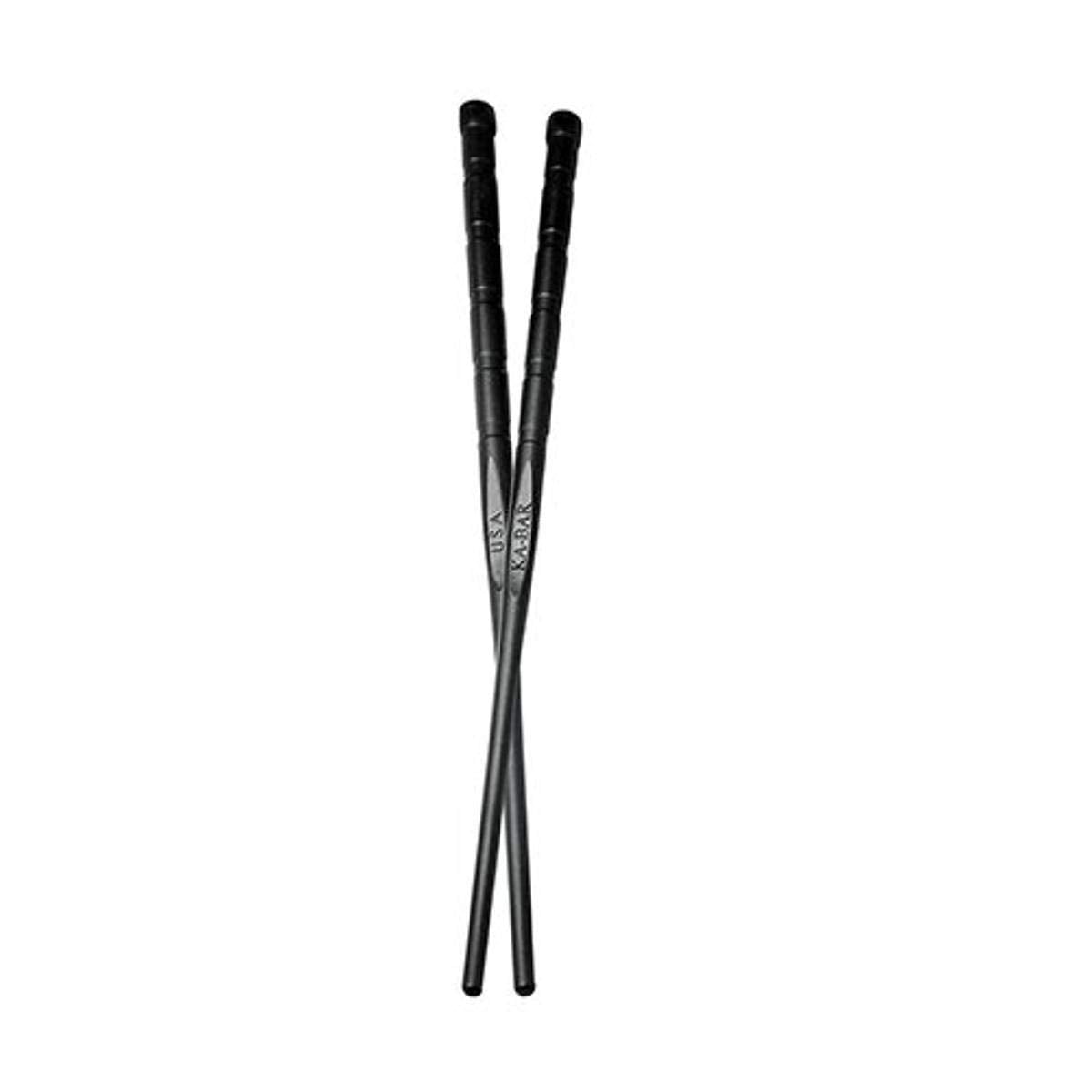Palillos Ka-bar 9919 Negros De 24 Cm De Largo, 2 Juegos Por Paquete