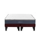 thumbnail image 1 of Cama Europea Galaxy 2 Plazas 150x190 cm Base Colchón Negro Burdeo, 1 of 3