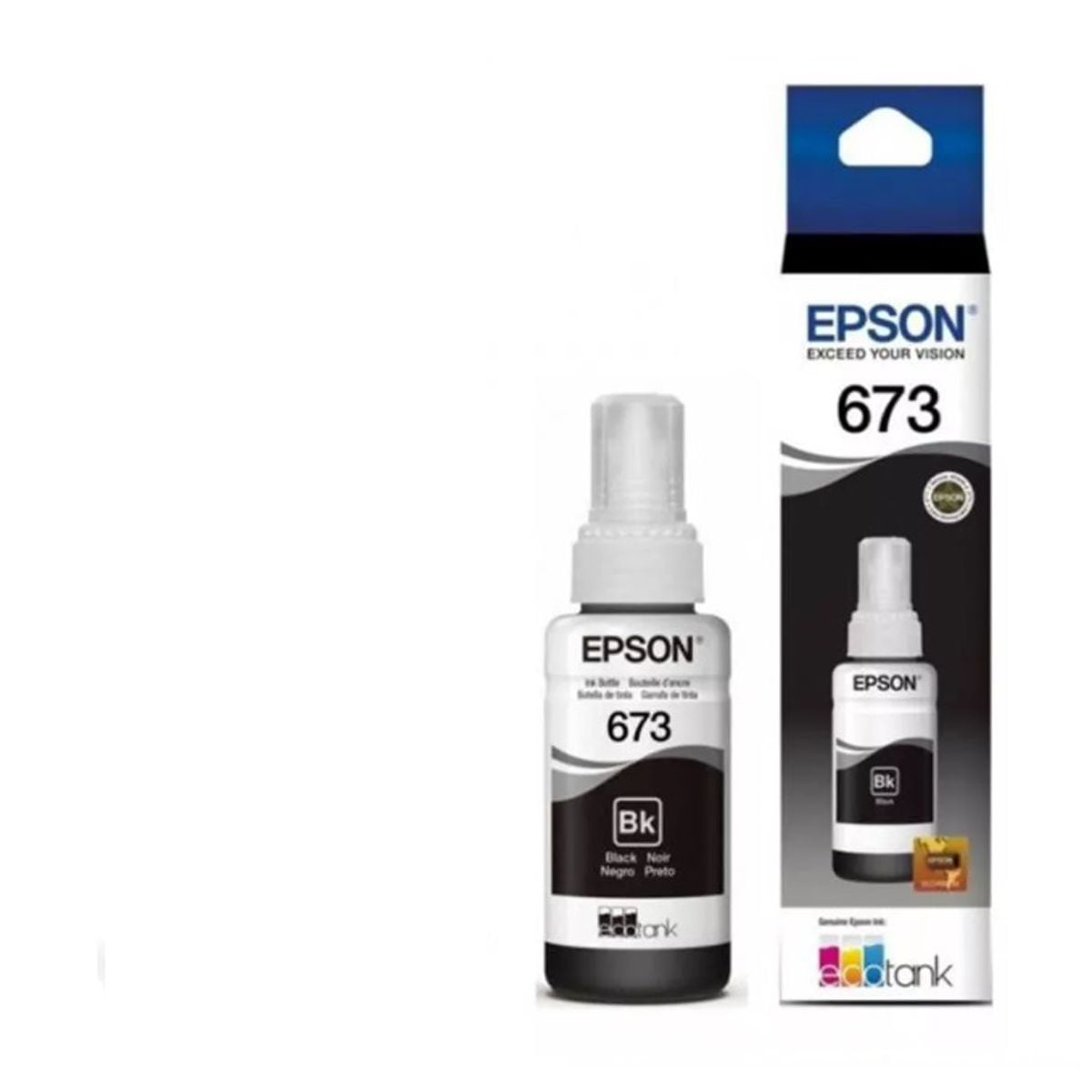 Botella Epson 673 Negro Original