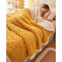 Myl Todo Para El Hogar - Frazada Trenzada Con Chiporro 230X200 Cm 02