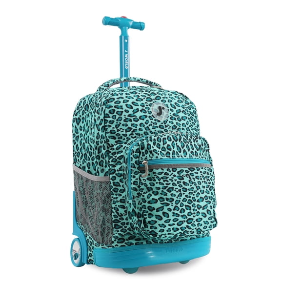Mochila con ruedas J World New York Sunrise Kids, 18 L, color menta