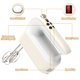 thumbnail image 2 of Batidora de mano Yomelo 400W 9 velocidades blanco crema, 2 of 7