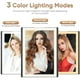 thumbnail image 2 of Espejo de tocador para maquillaje, triple, con luces LED, 72 modos, 3 modos, negro, 2 of 3