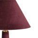 thumbnail image 4 of Lámpara de Piso TOV Furniture Graham Terciopelo Burdeos 156 cm, 4 of 6