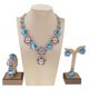 thumbnail image 4 of 4 Pzas Conjuntos Brillantes de Joyería de Boda para Mujer Collar Pulsera Aretes Conjuntos de Anillos Conjuntos de Joyería Nupcial Novias Dama de Honor Graduación Accesorios de Disfraz para Mujer, 4 of 8