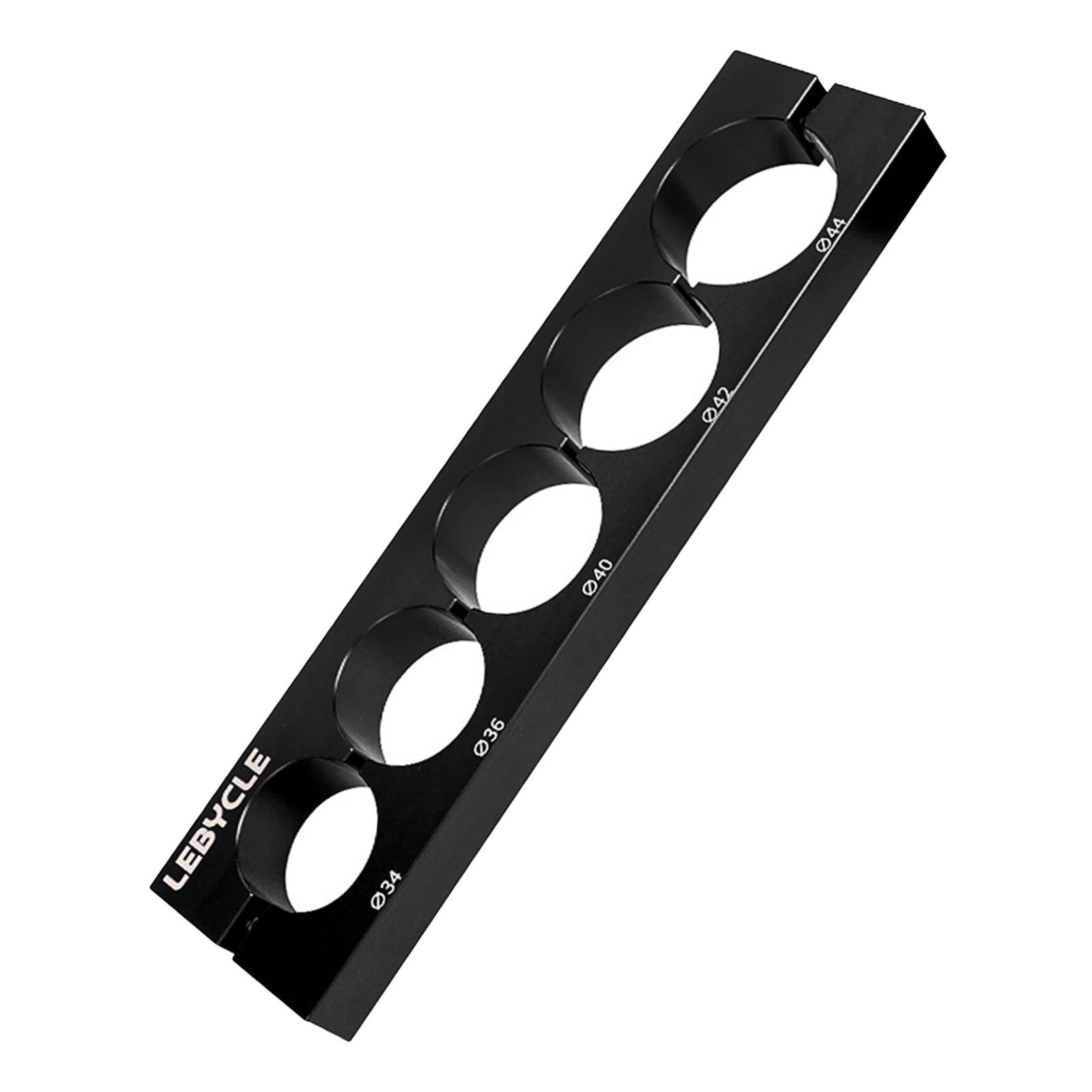 Ioensy - Abrazadera Para Cubo De Horquilla Delantera De Bicicleta, Accesorio De Choque Trasero, Mordaza De Tornillo De Banco Resistente Multifuncional, Negro 34 A 44