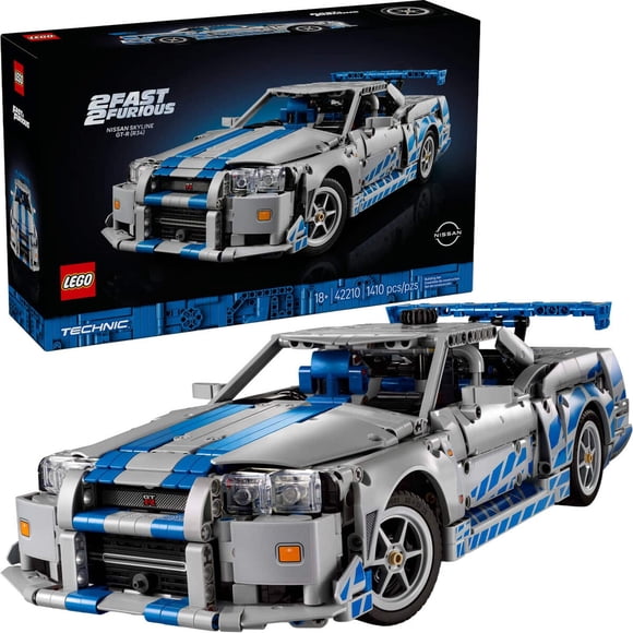 LEGO Technic Nissan Skyline GTR R34 42210 Pistones Drift