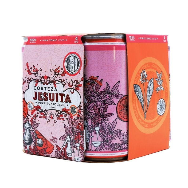 Agua Tónica Pink Zero Lata 200 ml Corteza Jesuita