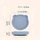thumbnail image 2 of Silicone Baby Plate With Suction Plate For Babies Kids Toddlers - BPA Free 100% Silicone Baby Led Weaning Food Bear Plates Bowls, First Stage Self Feeding Utensils, 2 of 4