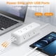 thumbnail image 3 of Protector contra sobretensiones, Power Strip TESSAN, ultrafino, de 6 pies con 9 enchufes, 3 of 7