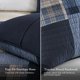 thumbnail image 5 of Juego de edredón reversible Woolrich John Rich F/Q 234 × 244 cm 3 piezas a cuadros, 5 of 9