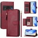 thumbnail image 1 of FOXDOCK Funda Tipo Cartera para Huawei Pura 80 Cuero PU con Cremallera y Correa de Muñeca, Ranuras para Tarjetas, Soporte Plegable, Cierre Magnético, 1 of 5