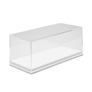 Bothyi - Vitrina De Acrílico Para Guardar Juguetes De Coches, Organizador Para Estatuas De Muñecas Y Vehículos A Escala 1/87, Base Blanca
