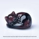 thumbnail image 1 of 1pc Sleeping Cat Crystal Carving - Healing Stone for Home Decor and Gift, 1 of 5
