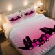 thumbnail image 1 of Jul Art on Pink Duvet Cover Set Independence Day Celebration The Bohemian Style Cartoon Duvet Cover Set Is Here! with a Zipper Closure for Easy Maintenance, 1 of 1