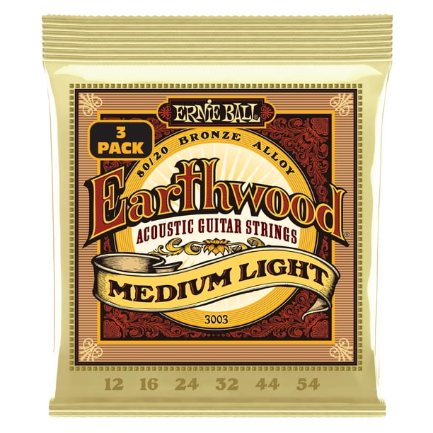 Cuerdas para guitarra acústica Ernie Ball Earthwood Medium Light