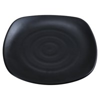 Plato Yanco Black Pearl-1 Cuadrado De Melamina, 11 X 11 Cm, Paquete De 24
