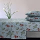 thumbnail image 1 of Juego de sábanas Tribeca Living de franela ultrasuave Queen Leilani Blue, 1 of 9