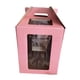 thumbnail image 1 of Caja Para Tartas Alta Caja Para Tartas Escalonada Multiusos Para Cumpleaños Fiestas De Aniversario Rosa 30cmx30cmx35cm, 1 of 6