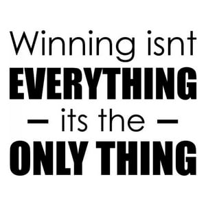Rienda Libre Graphics - Decomural Winning The Only Thing Sports Ws-43047