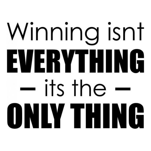 Decomural Winning The Only Thing Sports WS-43047
