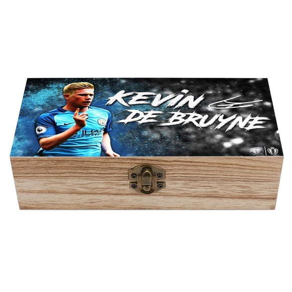 Caja Organizadora de Madera Rústica Kevin De Bruyne Desmarcar
