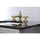 thumbnail image 4 of Grifo de baño Kingston Brass Vintage de latón cepillado generalizado, 4 of 7