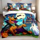 thumbnail image 1 of 3pcs Bedding set Bedding Cushion Cover Warner Scooby-Doo Halloween Vampire & Print Duvet Cover Set, 1 of 1