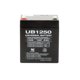thumbnail image 1 of Batería de plomo UPG UB1250 12 V 5 A (paquete de 2), 1 of 1