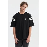 Fashionspark - Polera Hombre Oversize Negro - Xl