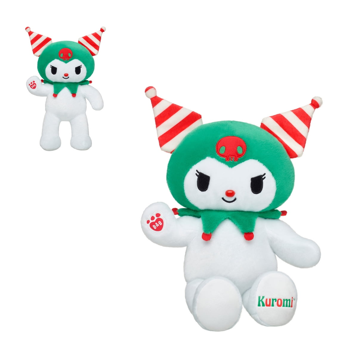 Peluche Build A Bear Kuromi Navideño Colección Sanrio